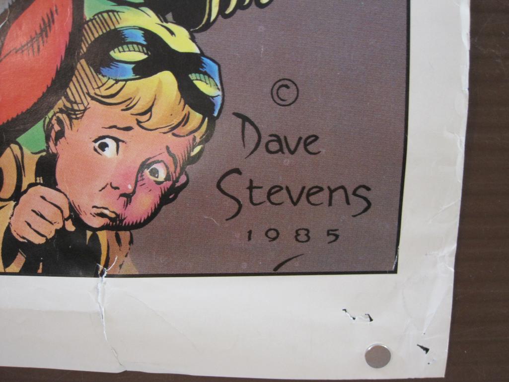 TWO Dave Stevens Posters including No. 8 Crossfire and No. 3 Mr. Monster, 22" x 34", posters contain