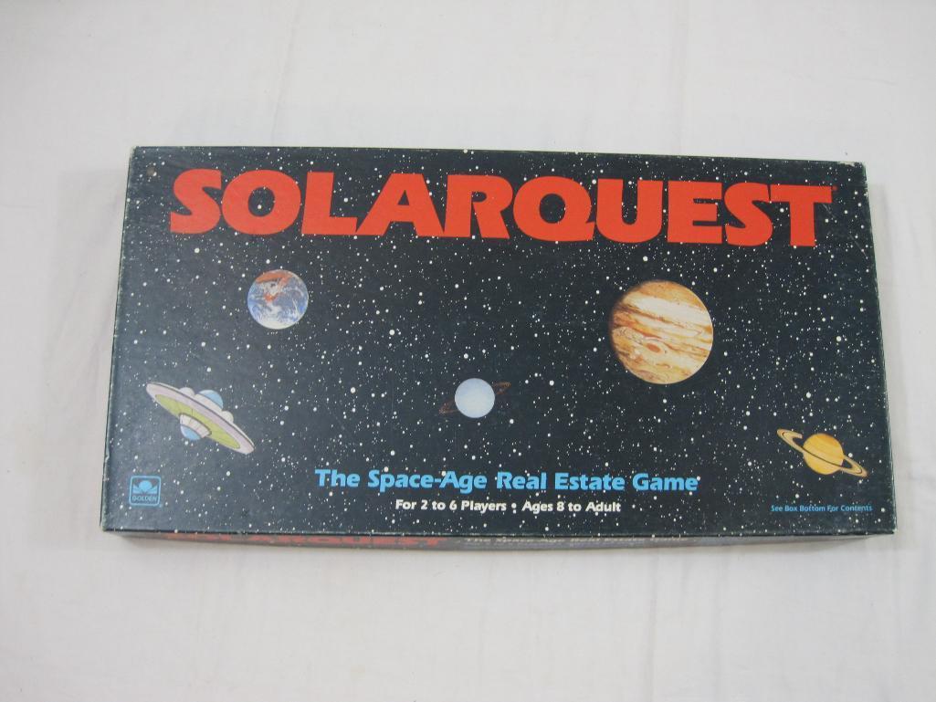 Solarquest The Space-Age Real Estate Game, 1986 Western Publishing Company, 2 lbs 8 oz