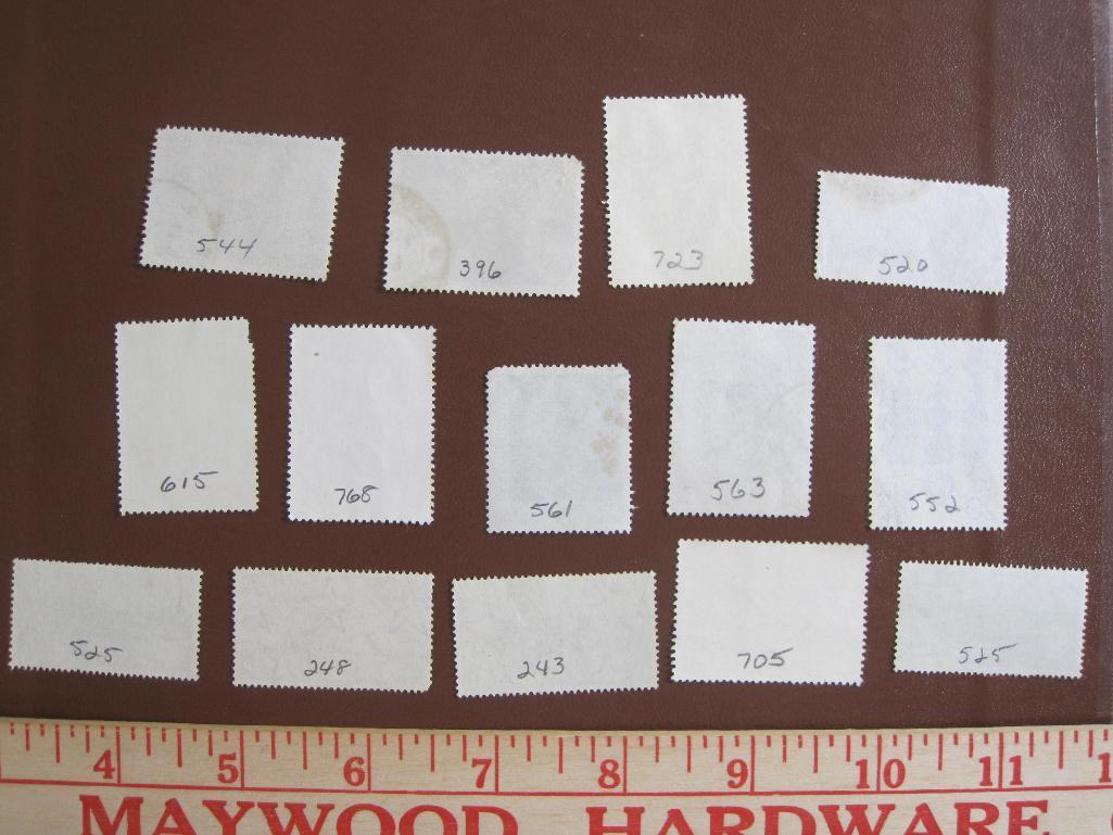 Lot of canceled India postage stamps