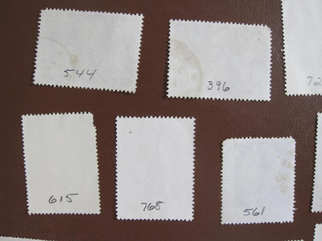 Lot of canceled India postage stamps