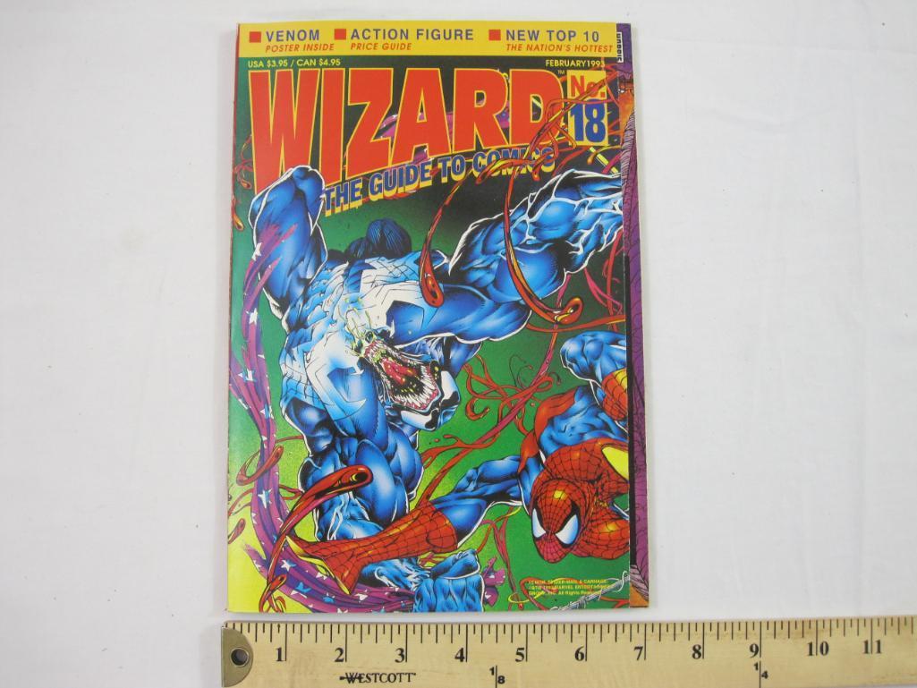 Wizard No. 18 The Guide to Comics February 1993 featuring Venom, Spider-Man & Carnage, 10 oz