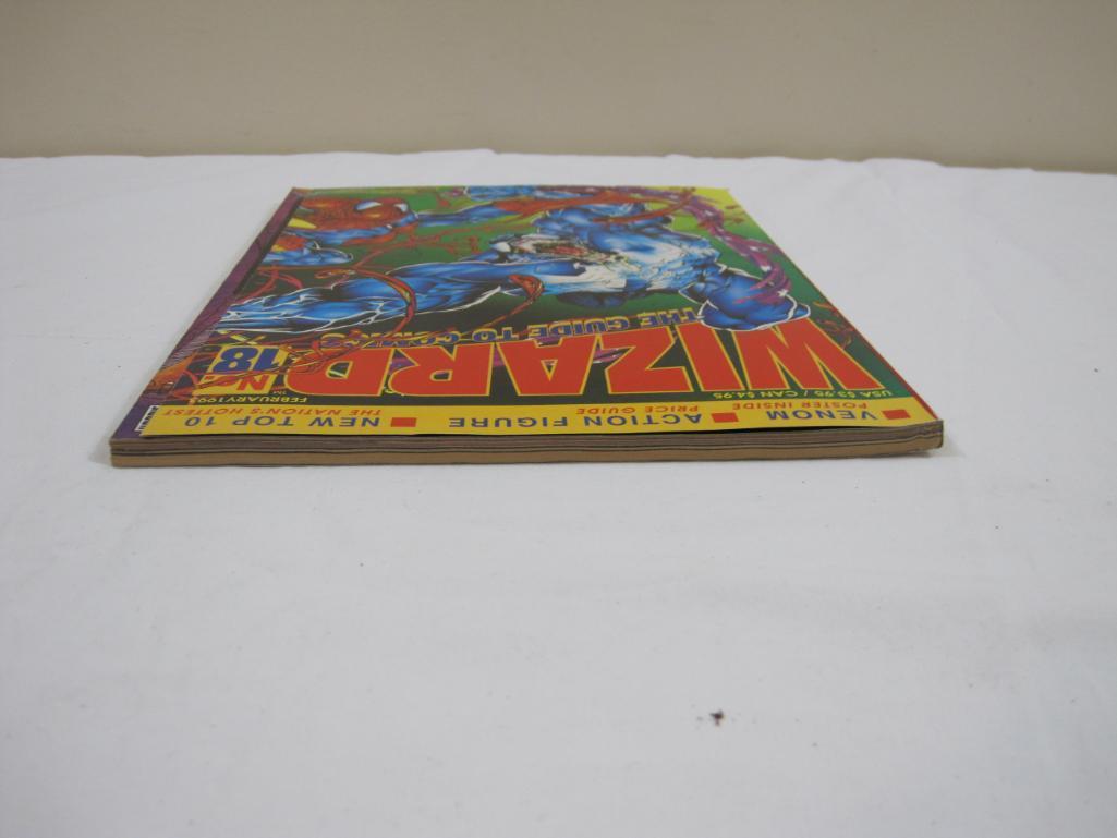 Wizard No. 18 The Guide to Comics February 1993 featuring Venom, Spider-Man & Carnage, 10 oz