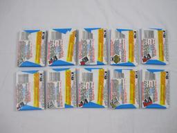 10 Unopened Packs of Fleer 1990 Baseball Cards, each pack includes 15 cards and 1 sticker, 10th