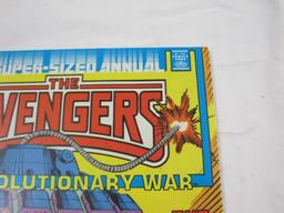 Two Marvel Super-Size Annual The Avengers Comic Books including #17 The Evolutionary War (1988) and