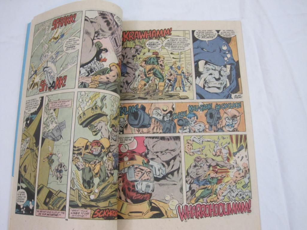 Two Marvel Super-Size Annual The Avengers Comic Books including #17 The Evolutionary War (1988) and