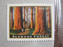 Single 2009 Redwood Forest $4.95 US postage stamp, #4378