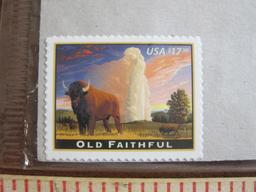 Single 2009 Old Faithful $17.50 US postage stamp, #4379