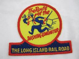 Three Railroad Patches including South Shore Line, Penn Central, and The Long Island Rail Road, 1 oz