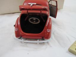 1940 Ford Deluxe Coupe Diecast Model Car, The Danbury Mint, in original box, see pictures for