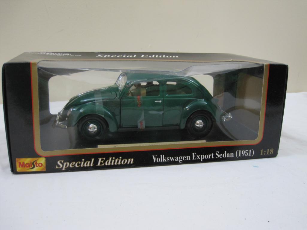 Maisto Special Edition Volkswagen Export Sedan 1951, 1:18 Diecast Model Car, New in box (see
