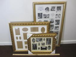3 New Collage/Memories Photo Frames, 25x28, 18x34 and 12x16"