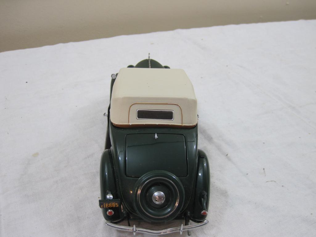 1938 Ford Diecast Model Car, Franklin Mint Precision Models, no box, 1 lb