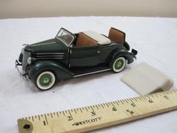 1938 Ford Diecast Model Car, Franklin Mint Precision Models, no box, 1 lb