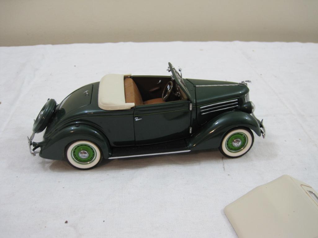 1938 Ford Diecast Model Car, Franklin Mint Precision Models, no box, 1 lb