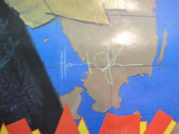 Blackhawk Poster, approximately 22.75" x 29.5", 1987 DC Comics, poster has some edge damage