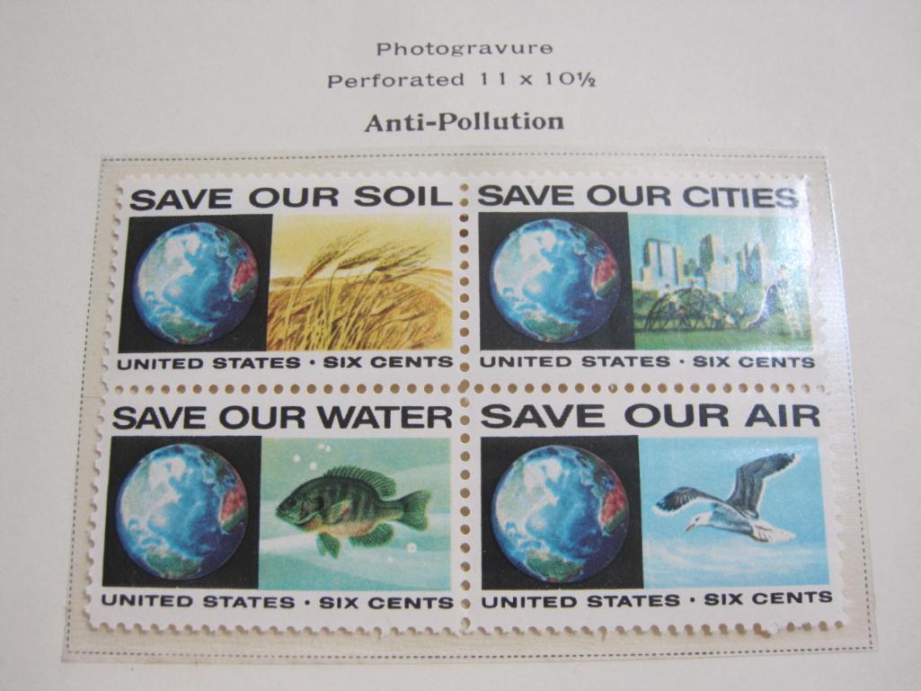 Completed official Scott album page including 1970 Natural History, South Carolina, Anti-Pollution