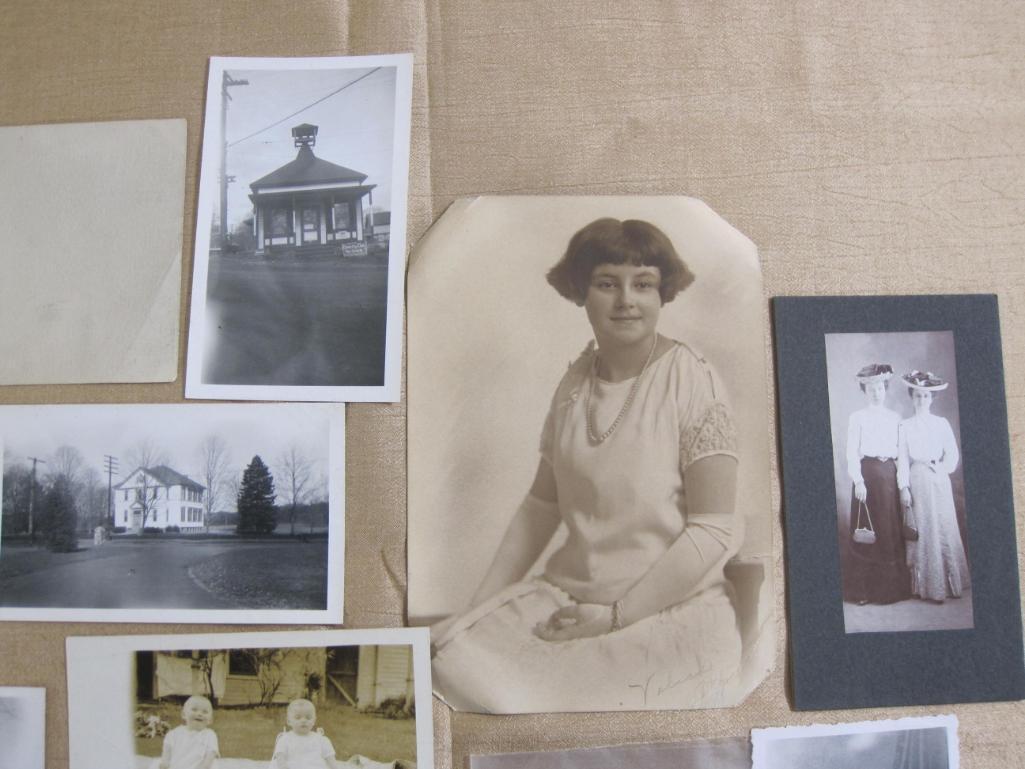 Lot of approximately one dozen vintage photographs, circa pre-1950s