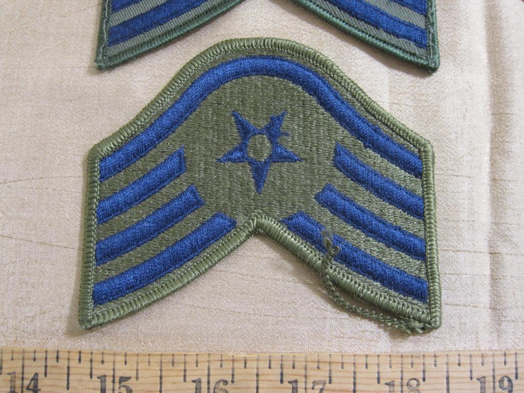 Lot of four large military patches