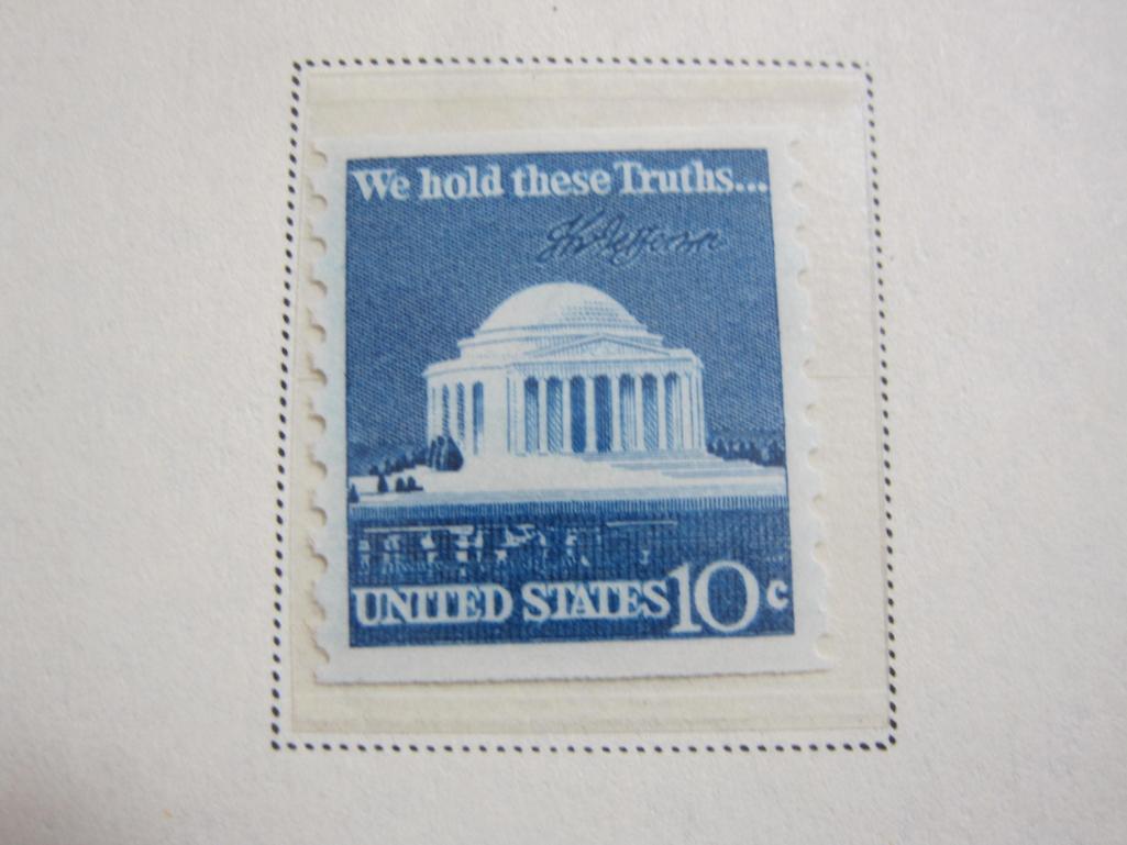 Completed official Scott album page including 1972-80 Definitives and Rotary Press Coil stamps; all