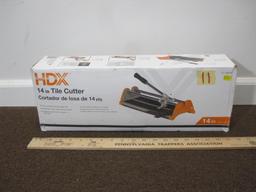 HDX 14" Tile Cutter new in the box