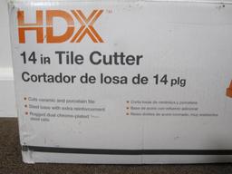 HDX 14" Tile Cutter new in the box