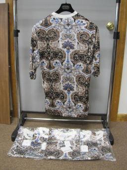 Silk Shirts - Lot of six 100% silk T-shirts in size XL