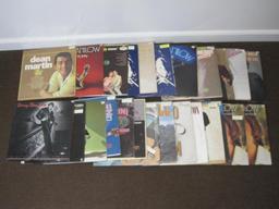 Lot of 25+ vinyl records including Barry Manilow, Dean Martin, Nils Lofgren and more - does not come