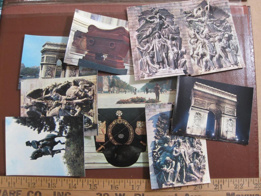 Four small souvenir photo booklets (Niagara Falls, Innsbruck, Austria and Roman sites in France) as