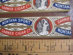 Three Montana Sport Garnier Cigar Co. cigar wrappers