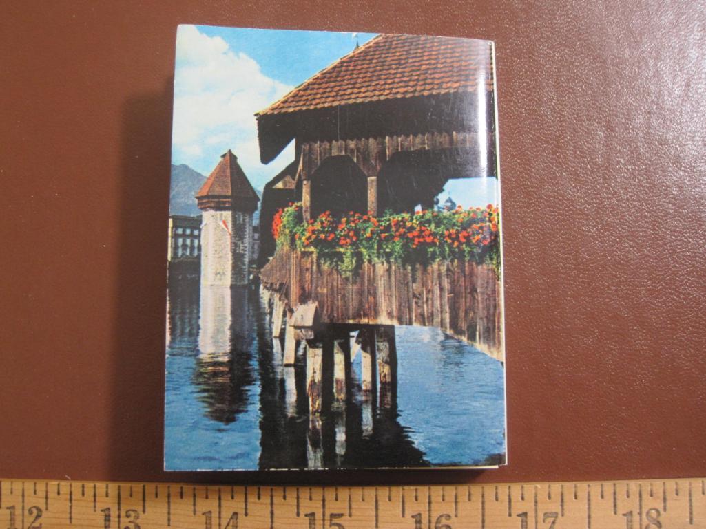 Four small souvenir photo booklets of Lucerne, Switzerland