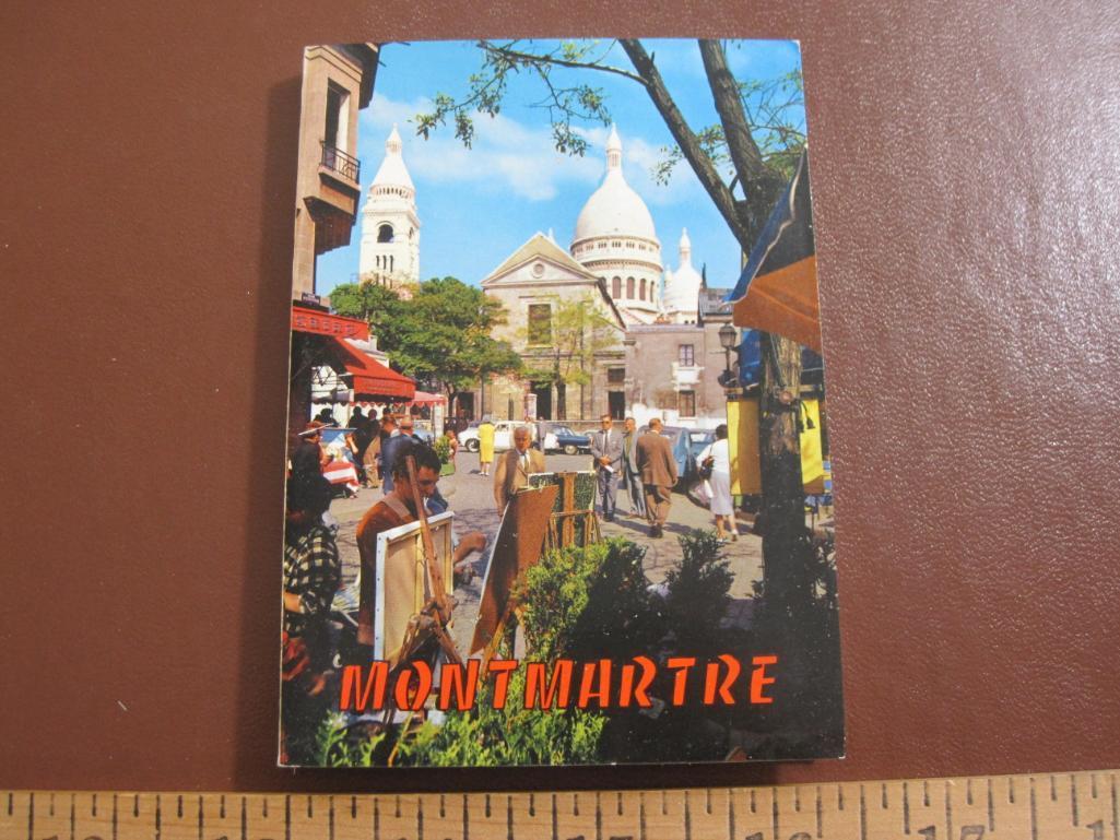 Three small European souvenir photo booklets, on Montmartre, Bern and Innsbruck