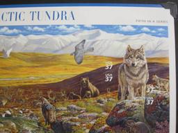 2003 "Arctic Tundra" philatelic souvenir sheet featuring 10 37 cent American wildlife-themed US