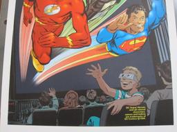 One 2000 "Celebrate the Century" philatelic souvenir sheet depicting DC Comic's The Flash, Green