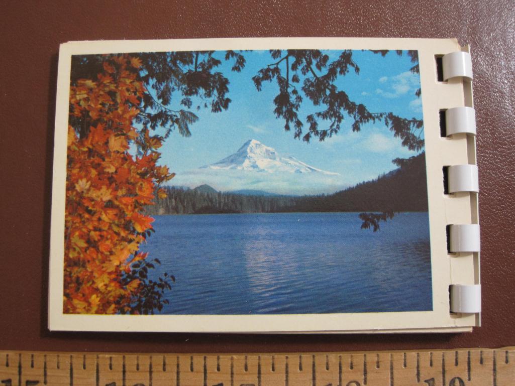 Five small Oregon souvenir photo booklets (2 on Portland, 3 on the Columbia River Highway and