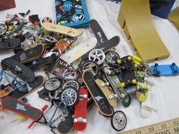 Toy Skateboard Lot including course, Tech Deck Skateboards, Bikes, and more, 4 lbs