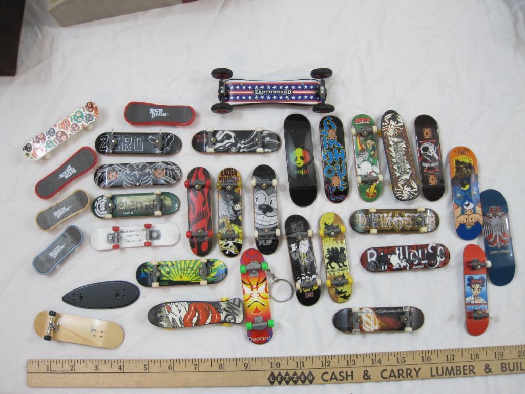 Toy Skateboard Lot including course, Tech Deck Skateboards, Bikes, and more, 4 lbs