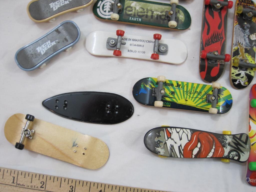 Toy Skateboard Lot including course, Tech Deck Skateboards, Bikes, and more, 4 lbs