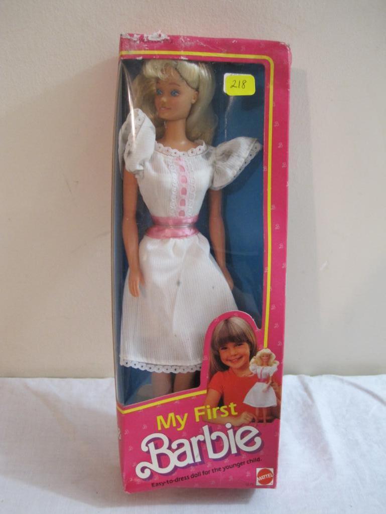 My First Barbie, NRFB (see pictures for condition of box), 1984 Mattel, 9 oz