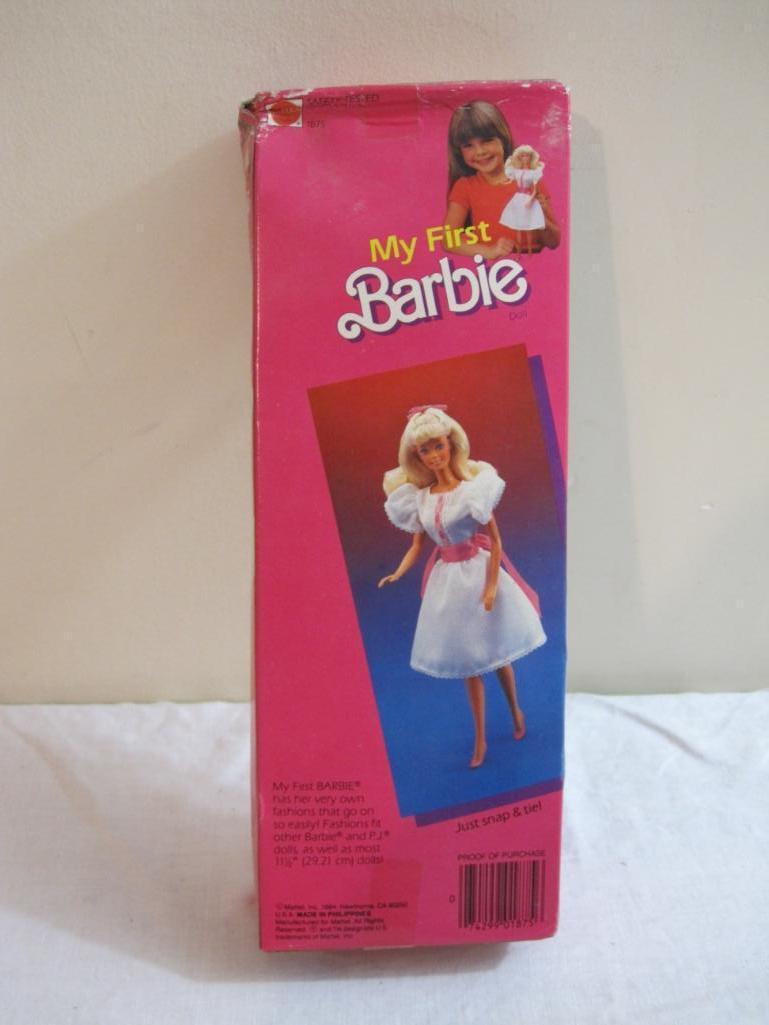 My First Barbie, NRFB (see pictures for condition of box), 1984 Mattel, 9 oz