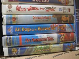 Children's VHS Tapes including Gumby the Movie, The Little Mermaid, Peter Pan and more!