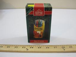 Bright Vibrant Carols Crayola Crayon Hallmark Keepsake Ornament, 1991, in original box, 2 oz