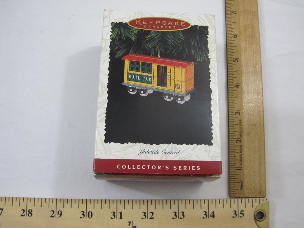 Yuletide Central Pressed Tin Collector's Series Hallmark Keepsake Ornament, in original box, 1996,