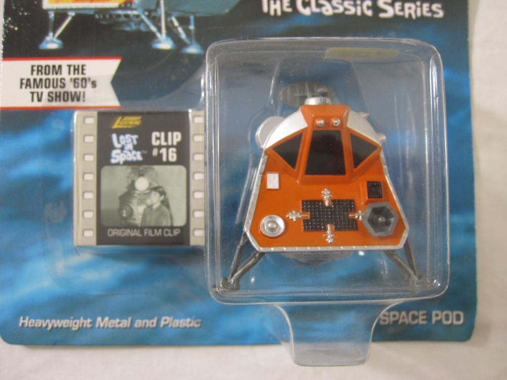 Two SEALED Johnny Lightning Lost in Space Vehicles including Space Pod and The Chariot, 1998 Playing