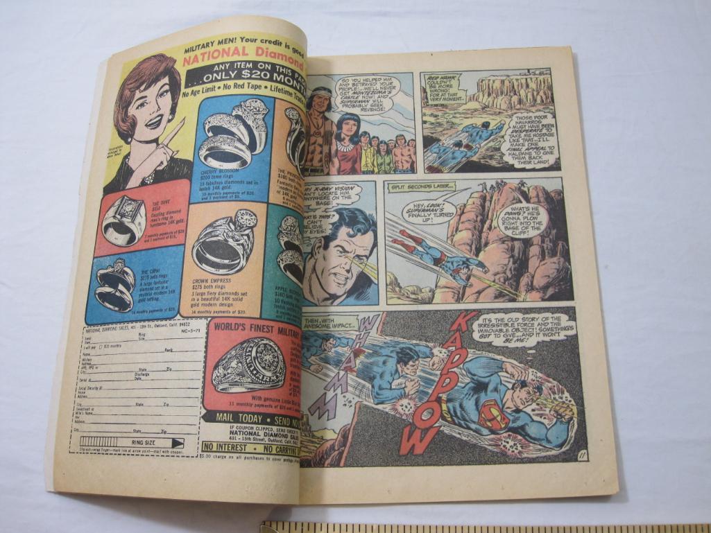 Action Comics No. 402 July 1971, DC Superman, cover has wear and book is stapled (see pictures), 2