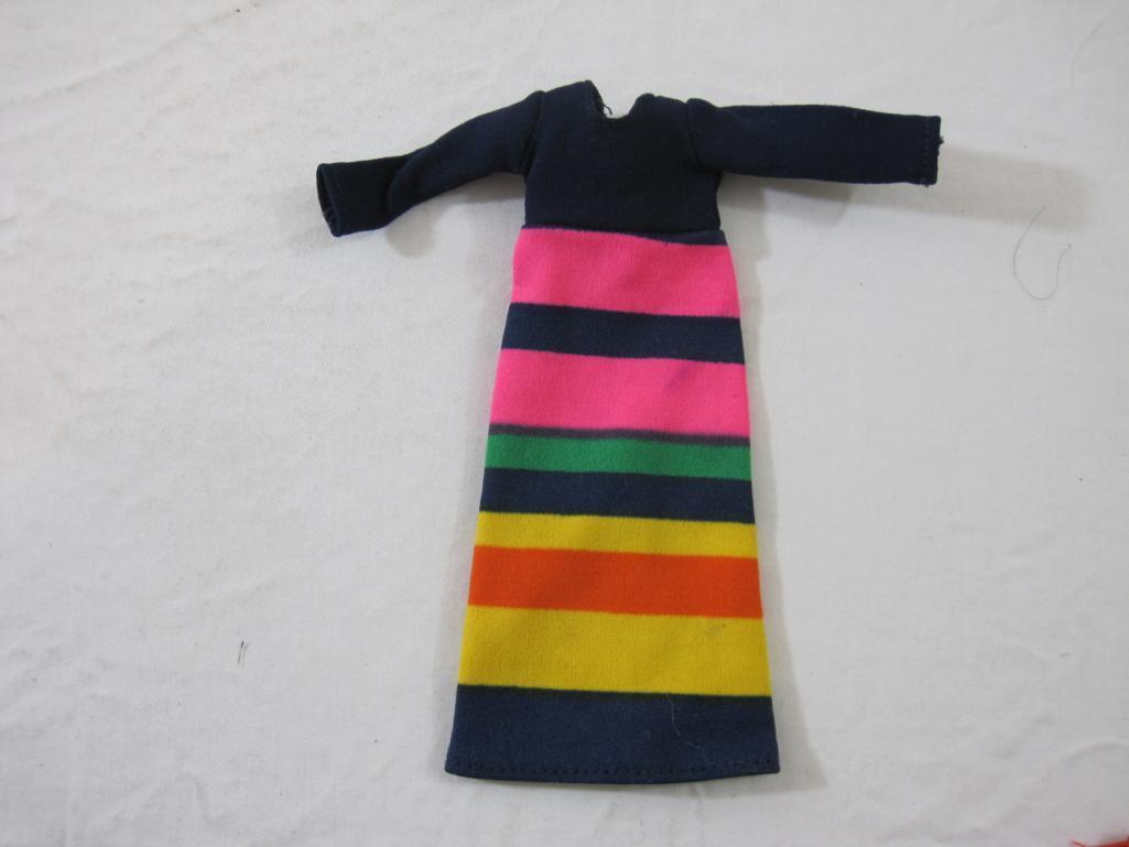 Lot of Vintage Barbie Dresses and Skirts, 1970s and later, 2 oz