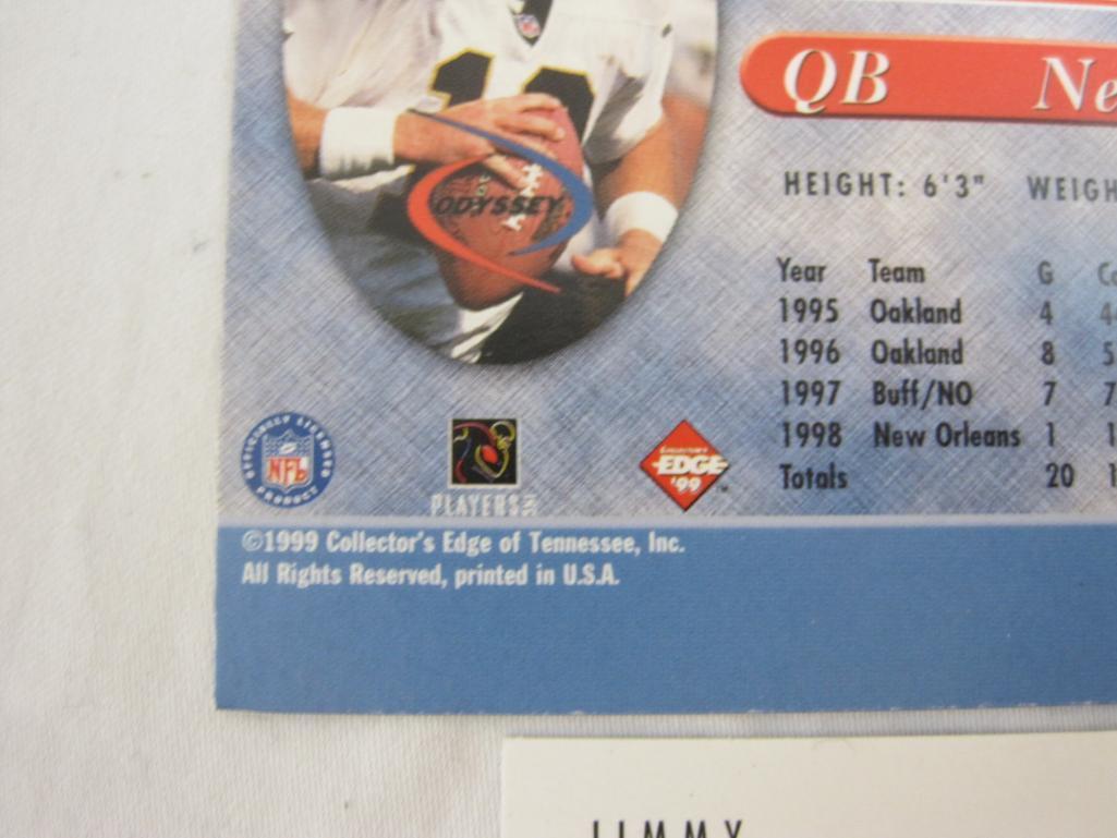 Lot of Assorted NFL Trading Cards from Various Brands and Years including 1990 Topps, 2 lbs