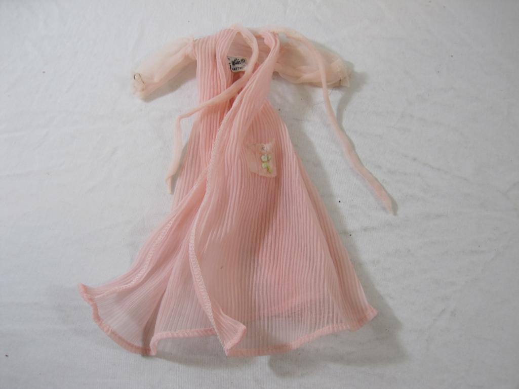 Lot of Vintage Barbie Clothes including Wedding Dress and Veil and many offical Barbie tagged items,