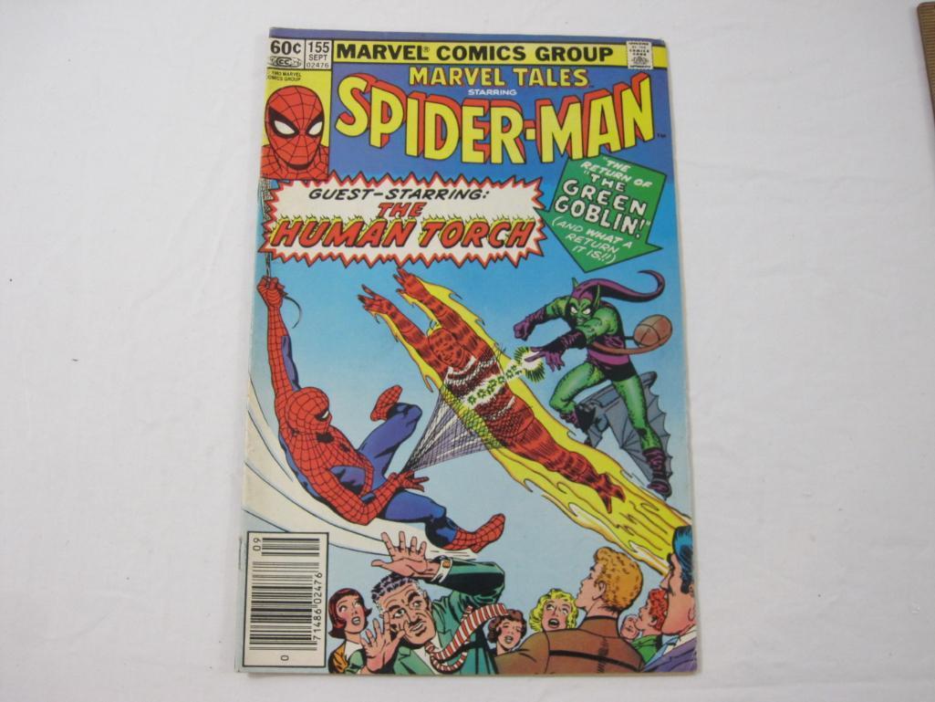 Three Marvel Comics including Web of Spider-Man No. 2 May 1985, Marvel Tales Featuring Spider-Man