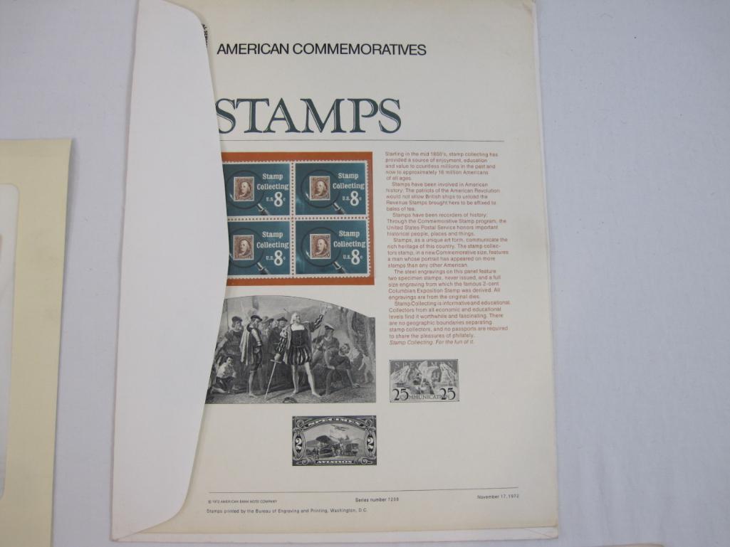 Bureau of Engraving and Printing Commemorative printed Stamps and Stamp plates, inlcudes Long Beach