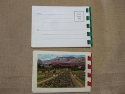 Three small color Montana souvenir photo booklets: State of Montana, Western Montana and Glacier